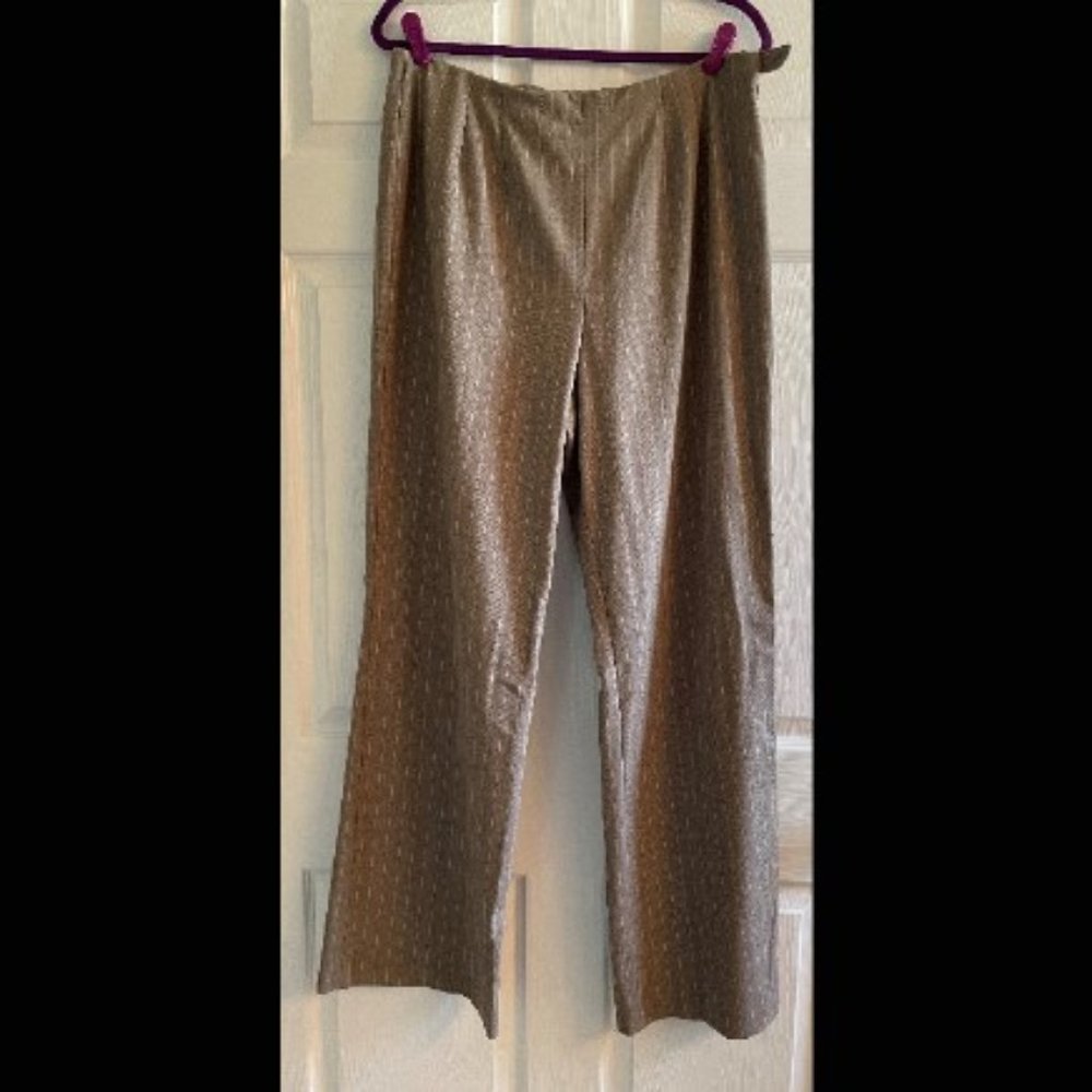Light Brown (Pink Pinstripe) Dress Pants - 18 L